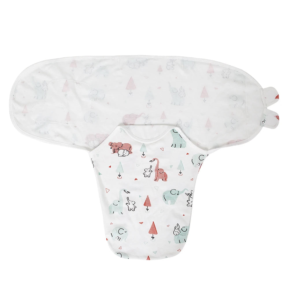 Couverture emmaillotage pour bébé rouge 1