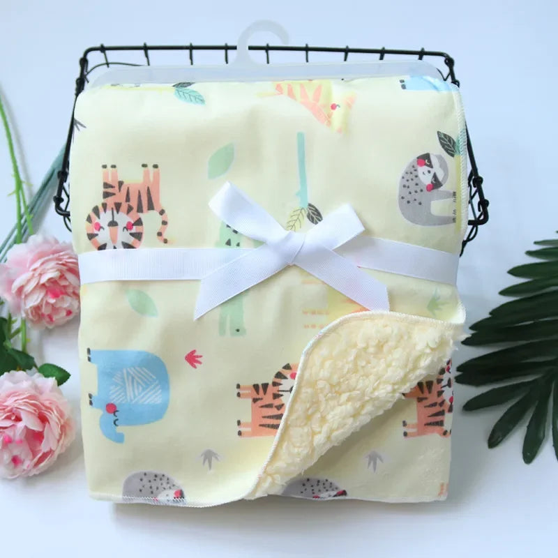 Couverture pour bébé garçon Jaune