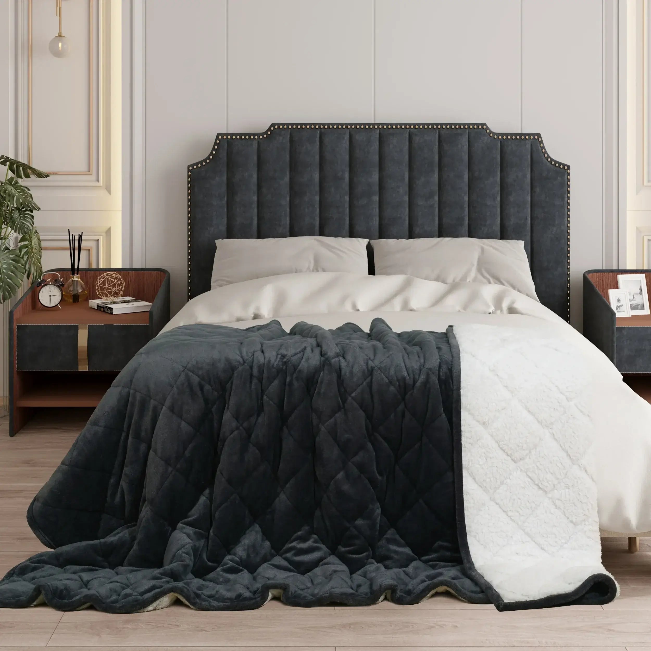 Image of •	Couverture lestée 200x230 cm – sommeil profond et apaisant