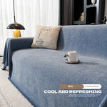 Couverture canapé avec pompon - Vignette | Cosycovers