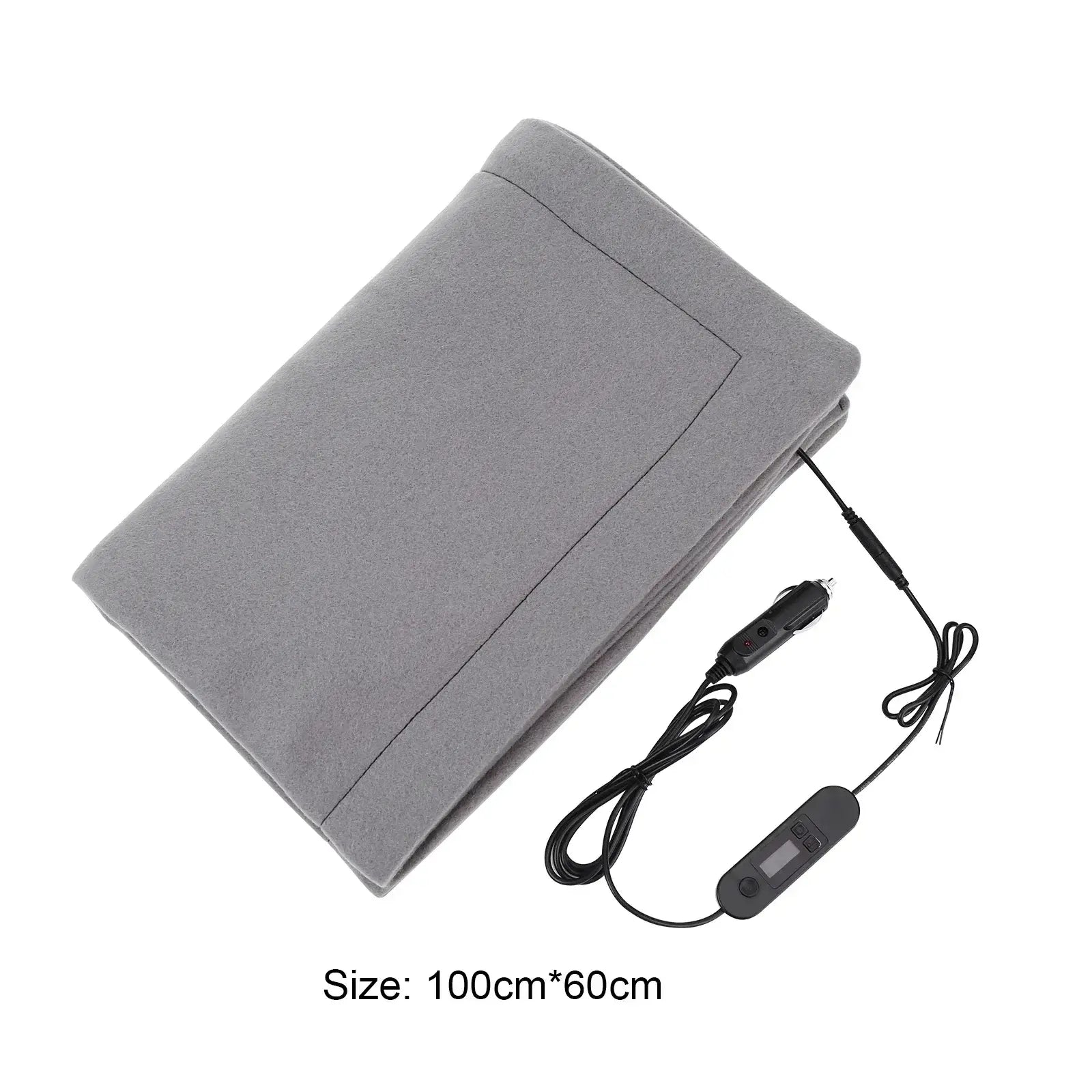 Couverture chauffante 12v gris