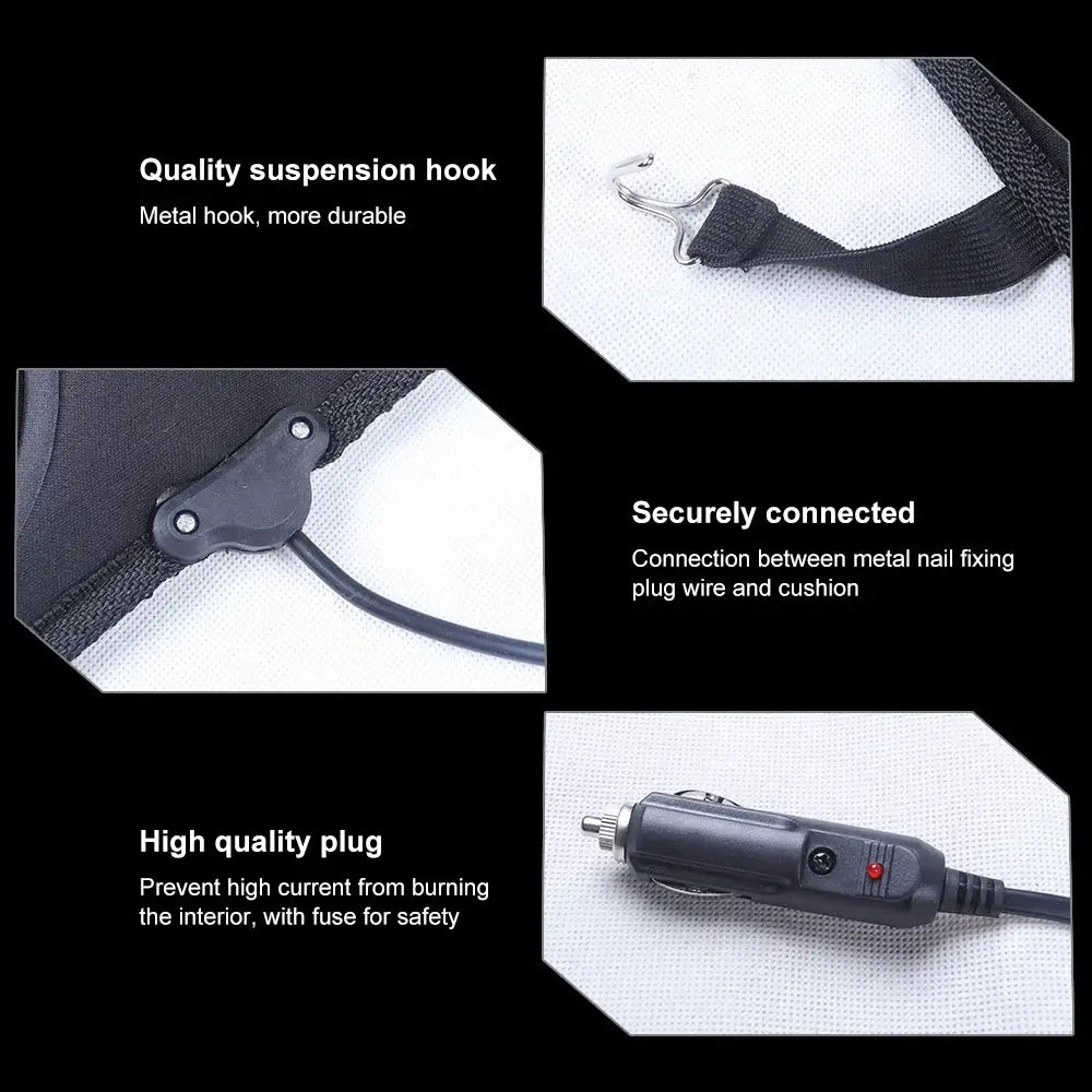 Image of Couverture chauffante douce – idéale pour soirées fraîches-voiture