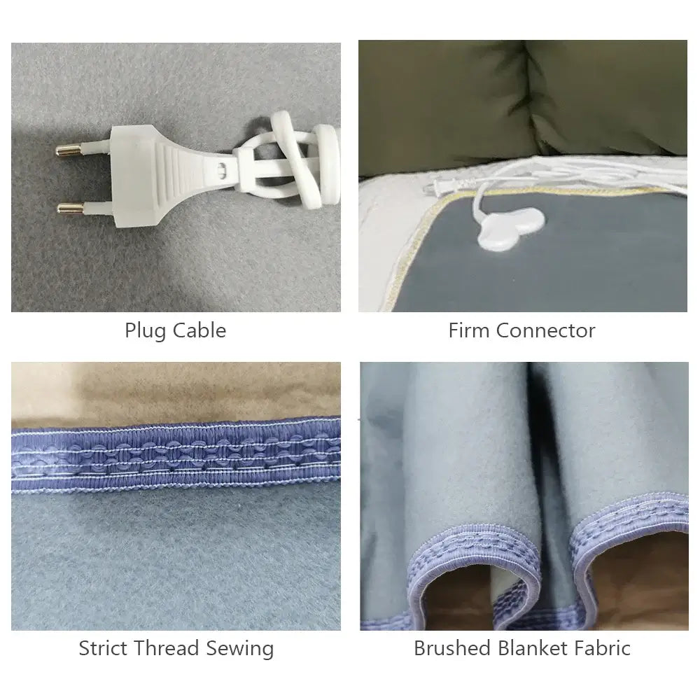 Image of Couverture chauffante électrique – chaleur confortable hiver Instructions