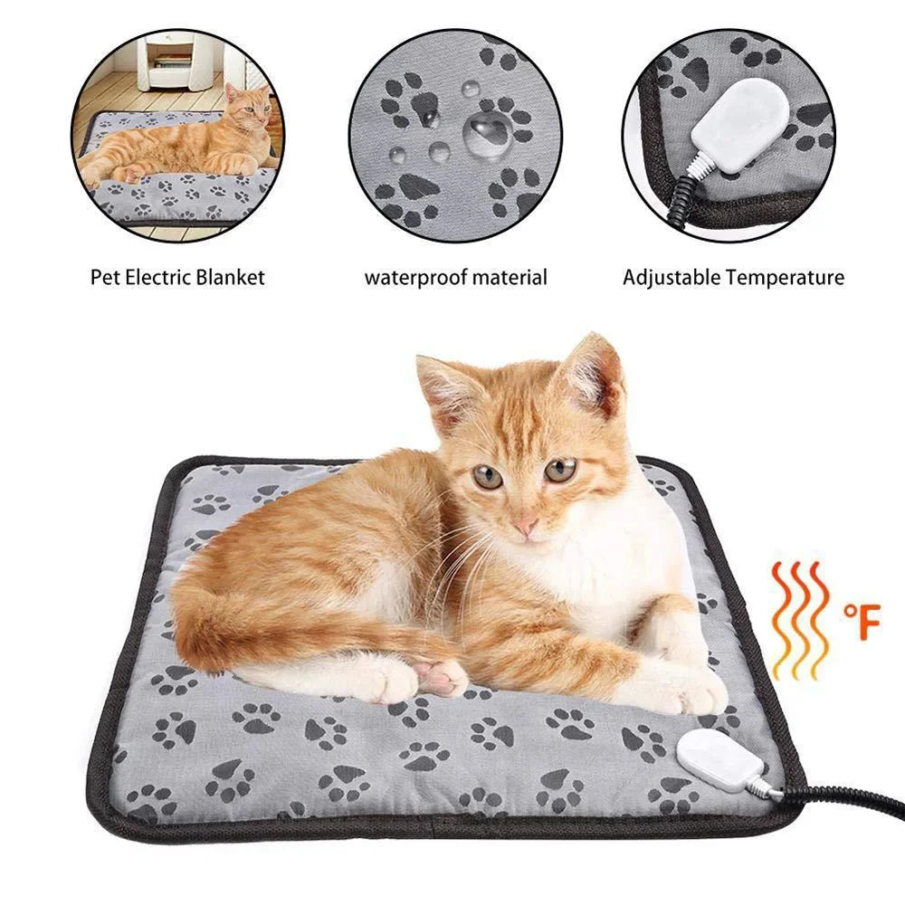 Image of Couverture chauffante pour chat électrique – chaleur confortable hiver