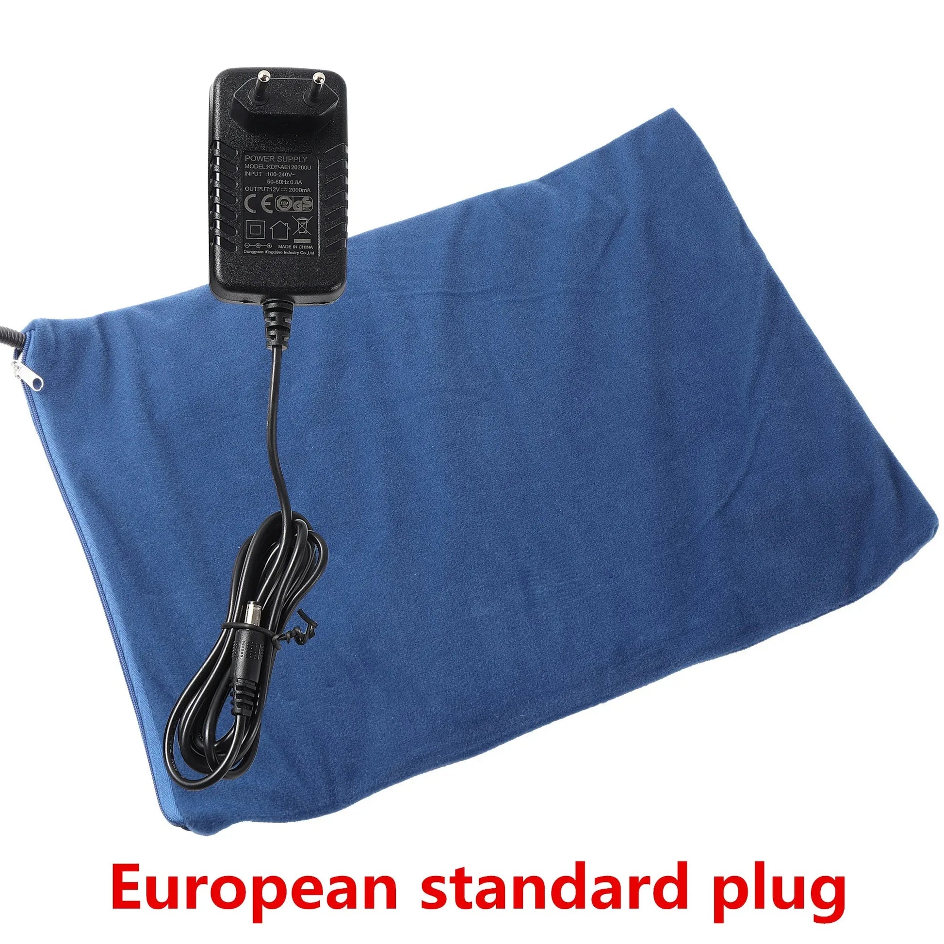 Couverture chauffante pour chien Bleu  EU