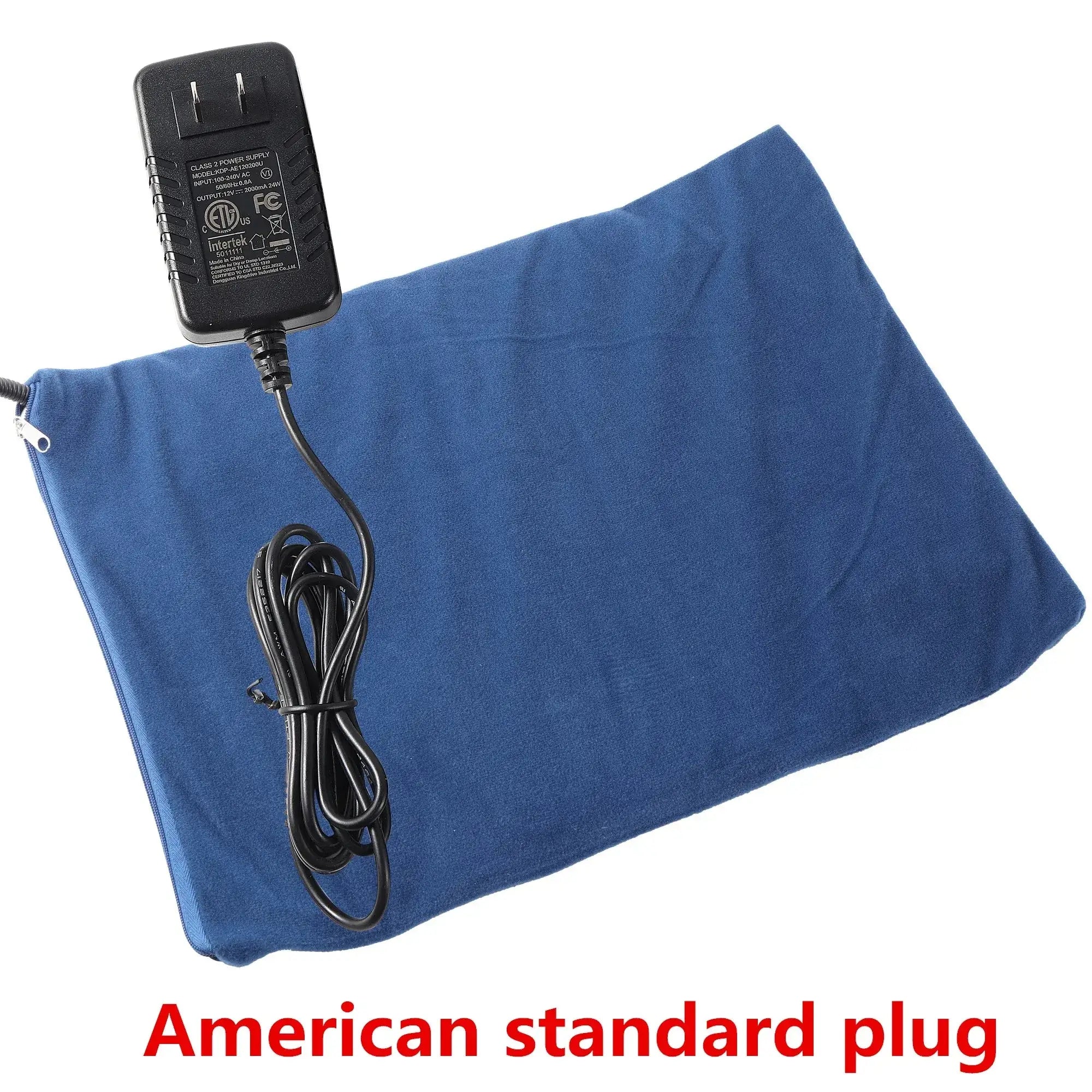 Image of Couverture chauffante pour chien Bleu  US cosy – sommeil chaud et confortable