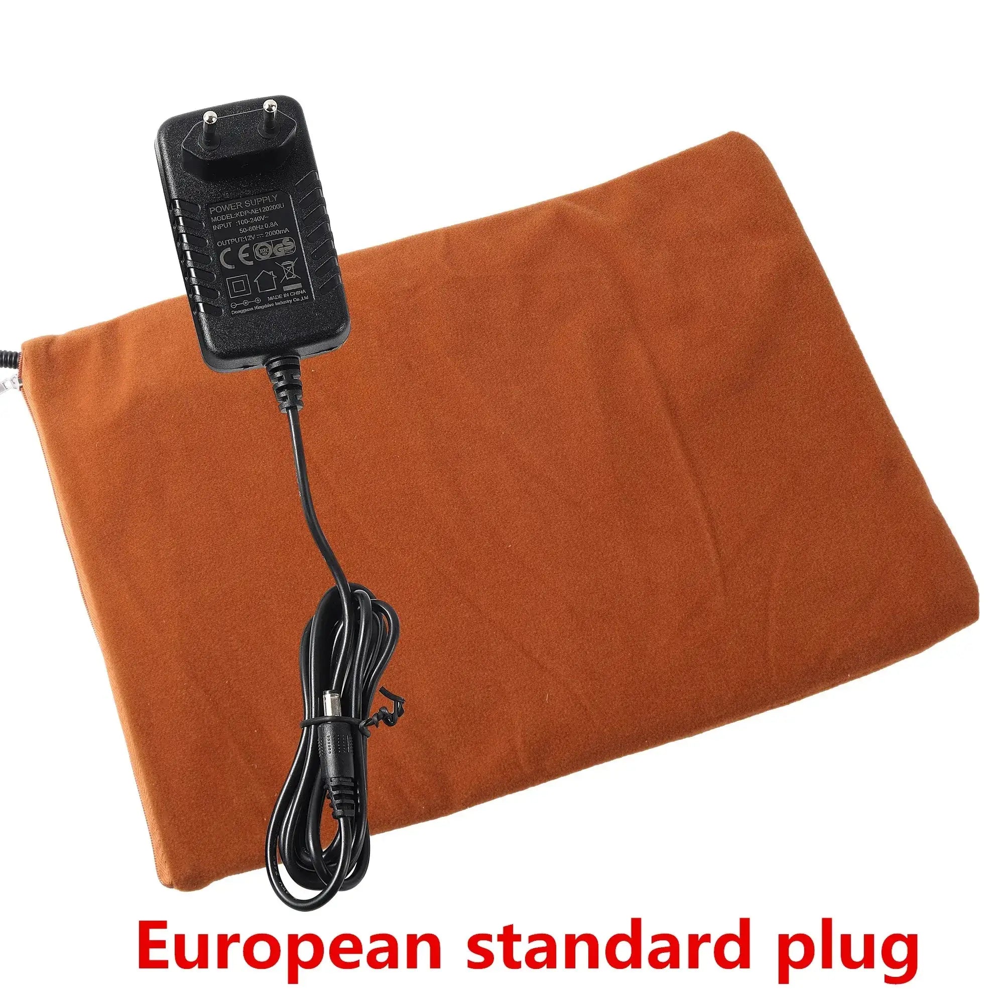 Image of Couverture chauffante pour chien Marron EU pour lit – confort et bien-être