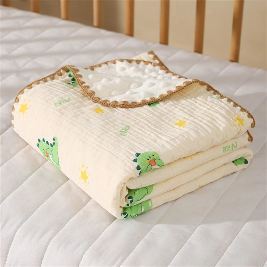 Couverture cosy pour bébé dinosaure