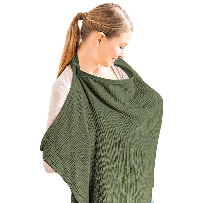 Couverture d'allaitement vert
