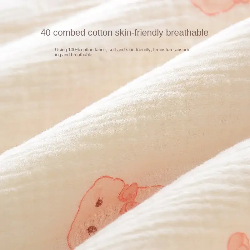 Image of Couverture d'hiver pour bébé vert textile doux pour nourrisson Côté extérieur