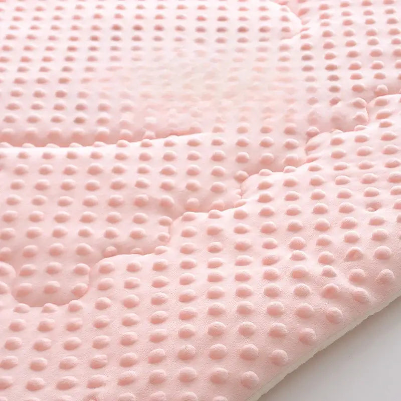 Couverture d'hiver pour bébé vert textile doux pour nourrisson Côté extérieur Côté intérieur