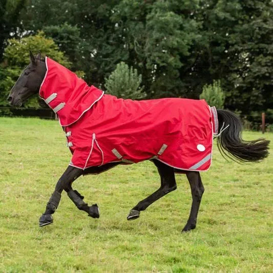 Couverture d'hiver pour cheval rouge 2