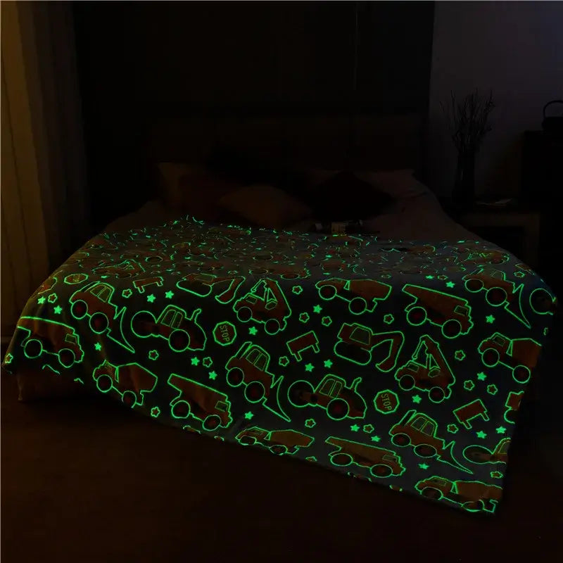 Image of Couverture d'hiver pour enfant motif ludique – confort et douceur