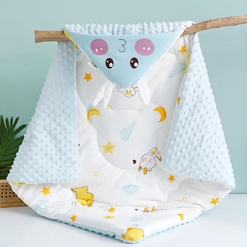 Couverture d'été pour bébé bleu 1