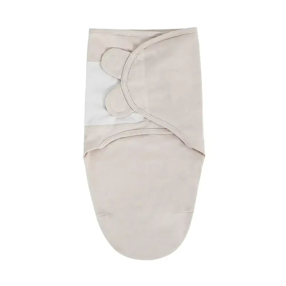 Couverture emmaillotage bébé pour l'été beige– confort et sécurité bébé