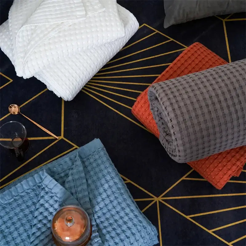 Image of Couverture en coton d'Egypte – chauffage naturel et style cosy