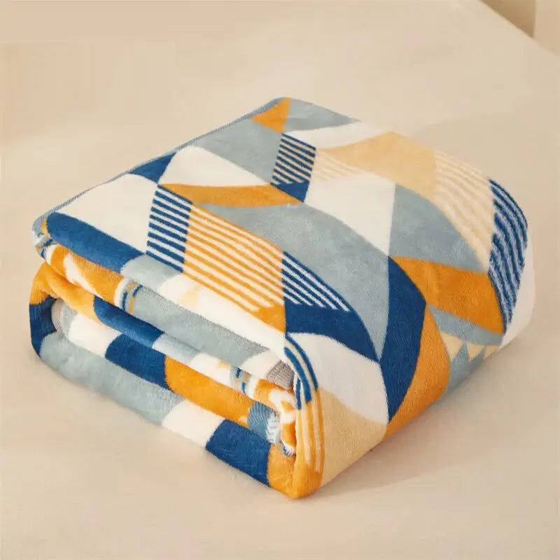 Image of Couverture en double face beige