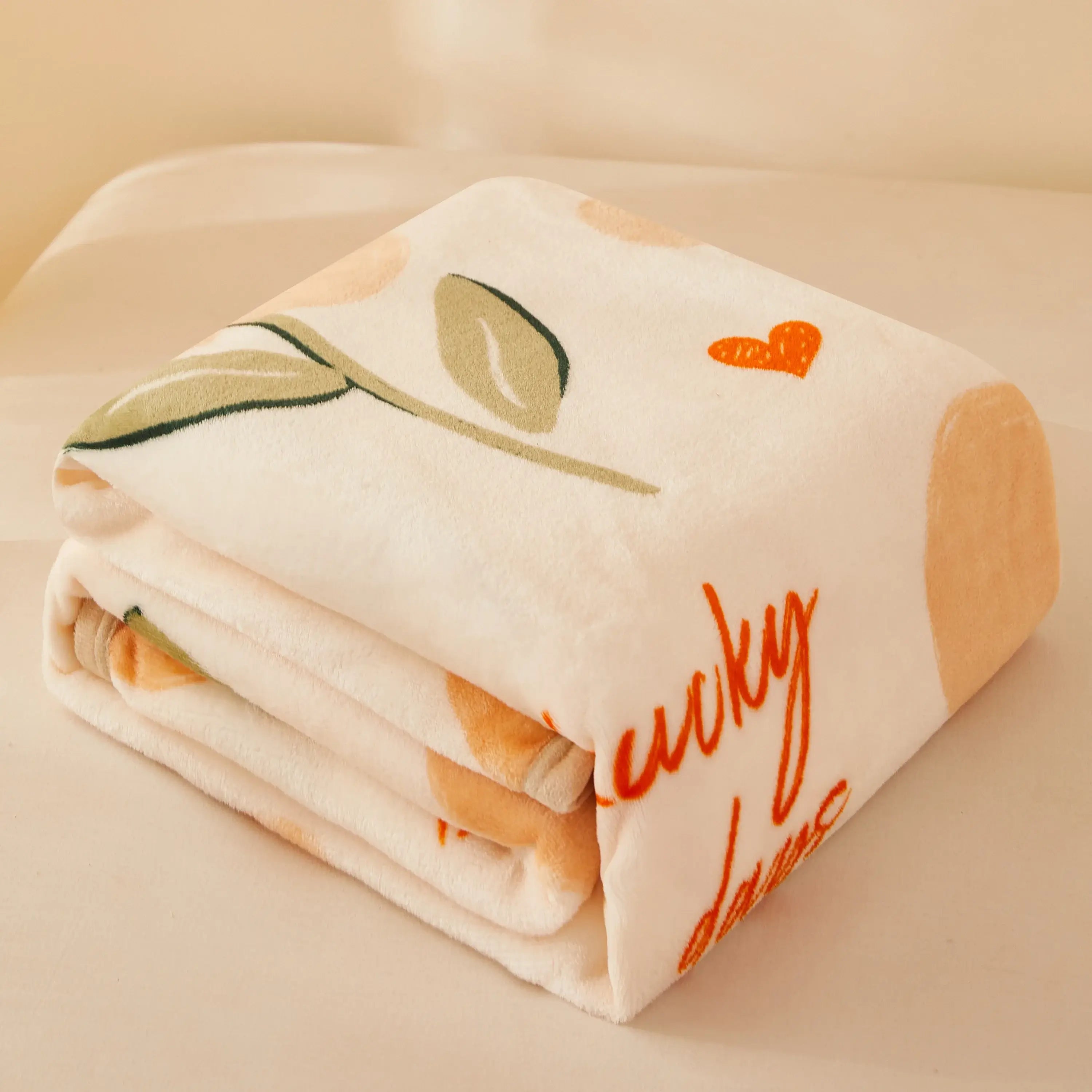 Image of Couverture en double face blanc