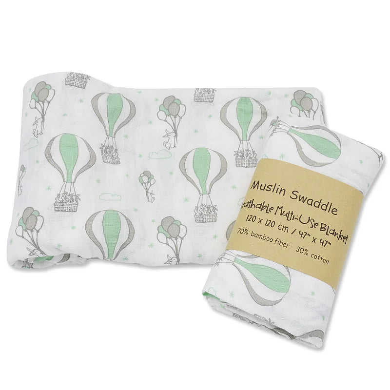 Couverture en gaze de coton blanc