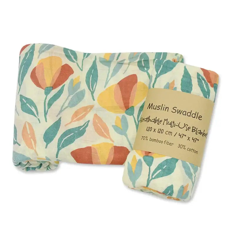 Couverture en gaze de coton tulipe