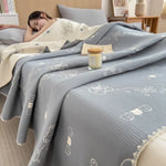 Couverture en jacquard coton - Vignette | Cosycovers