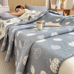 Couverture en jacquard coton - Vignette | Cosycovers