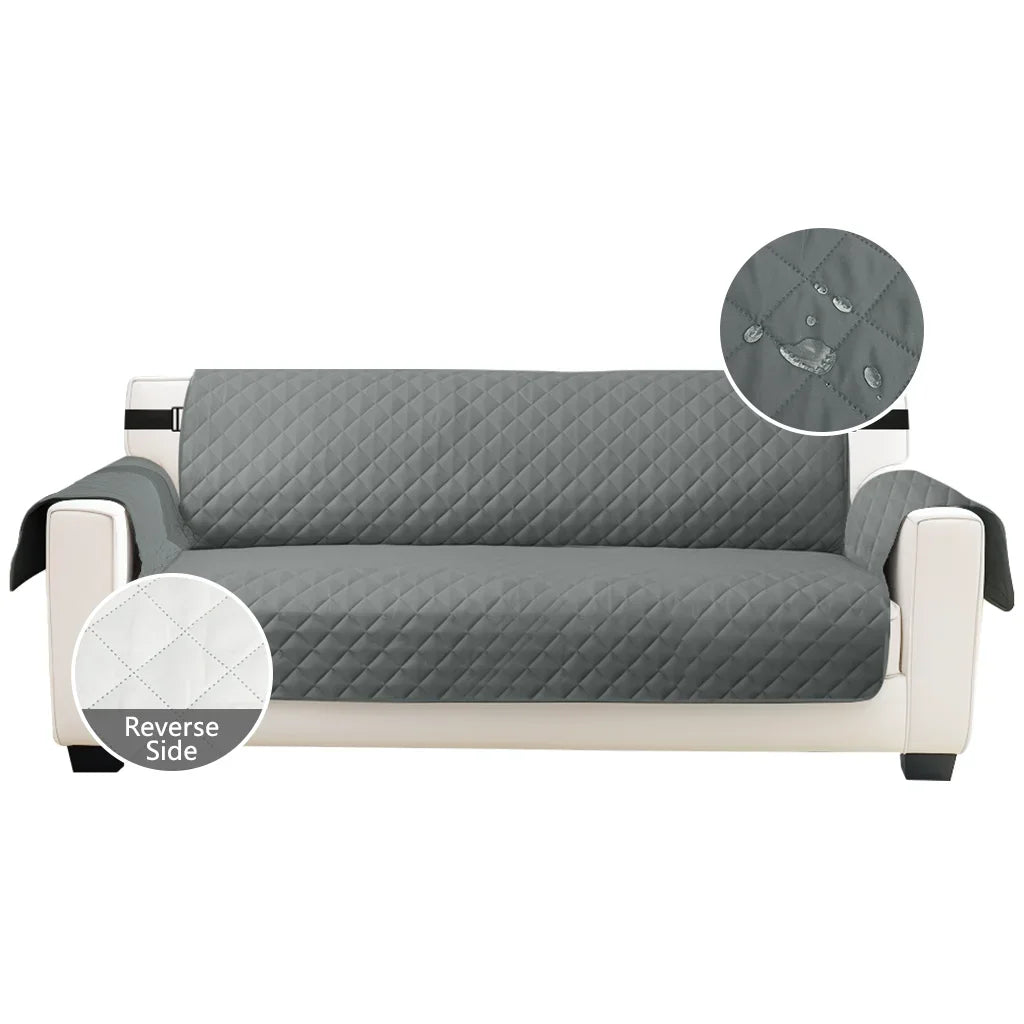 Couverture imperméable pour canapé gris 10