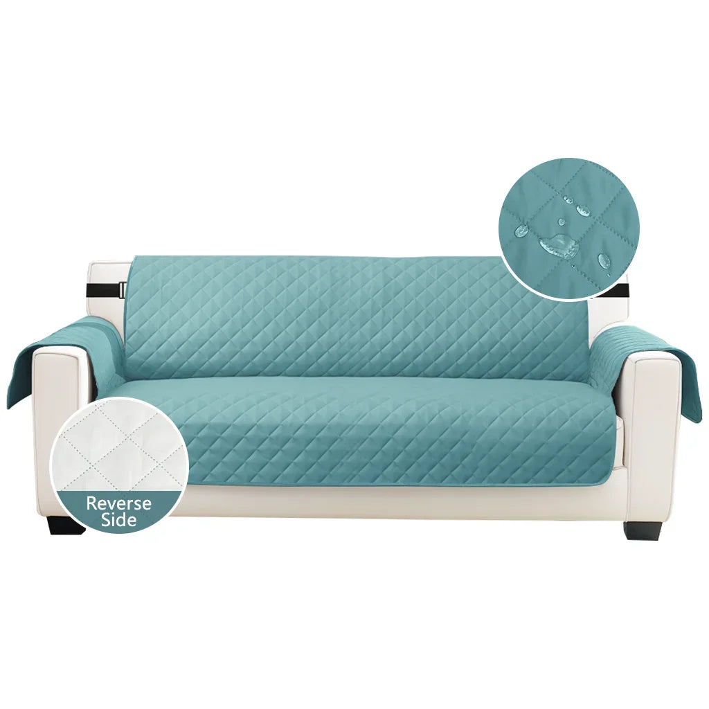 Couverture imperméable pour canapé vert