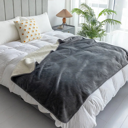 Couverture imperméable pour lit Gris
