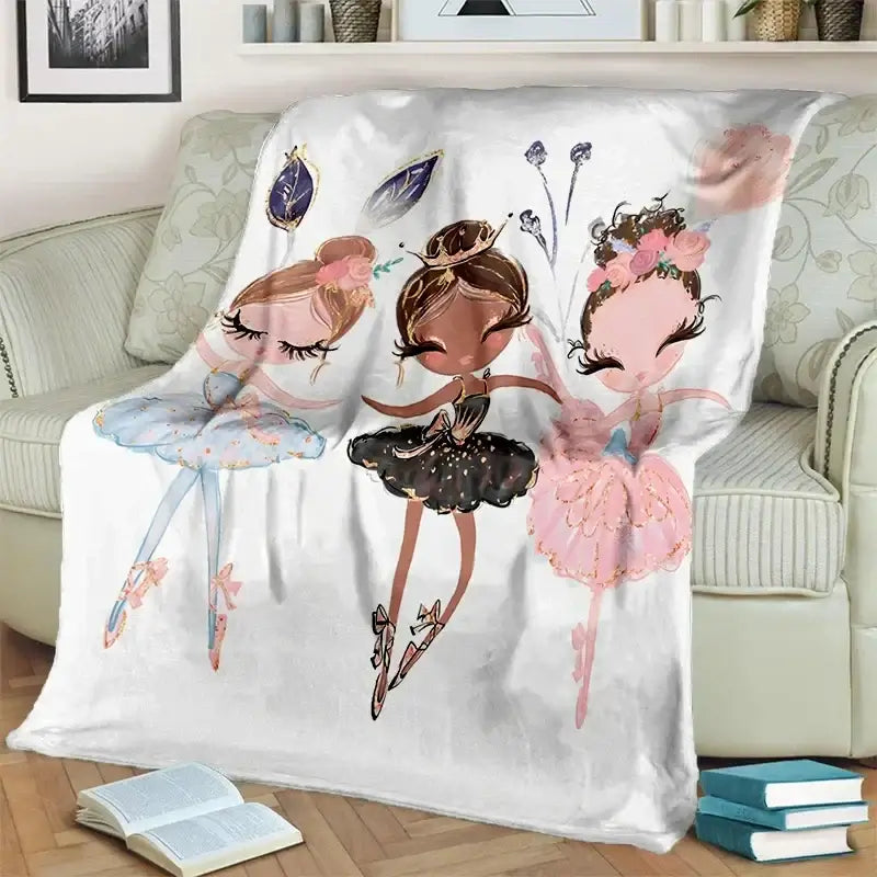 Image of Couverture imprimée en 3D pour fille motif 10 – cosy et sécurisante