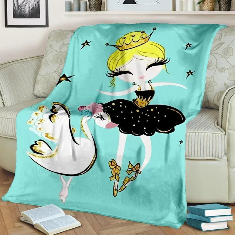 Couverture imprimée en 3D pour fille motif 