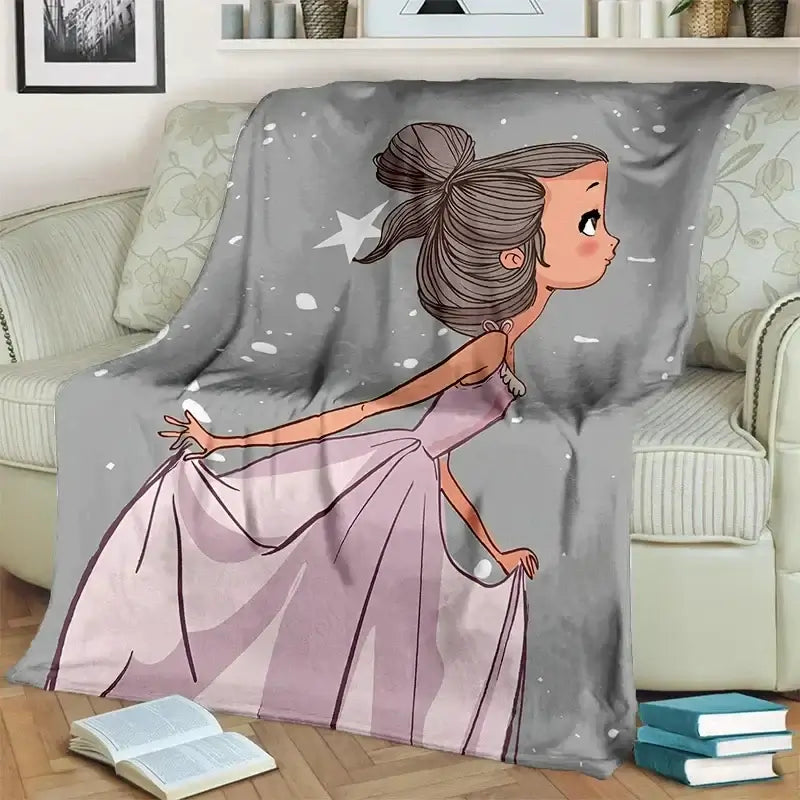 Couverture imprimée en 3D pour fille motif 5