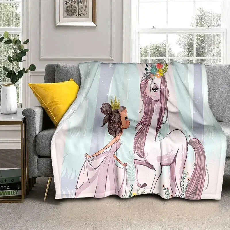 Image of Couverture imprimée en 3D pour fille motif 7