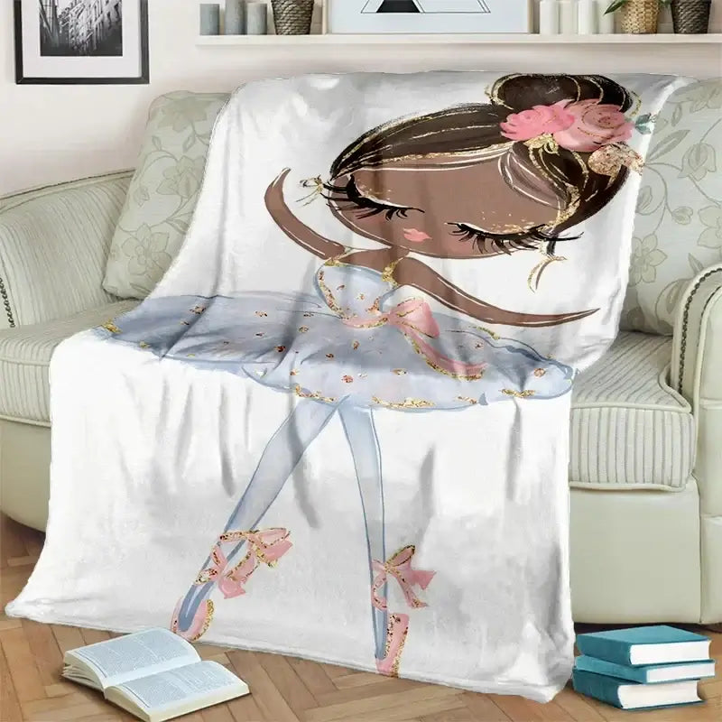 Image of Couverture imprimée en 3D pour fille motif 8