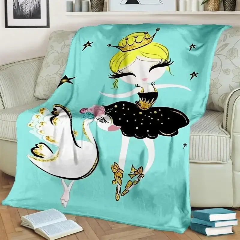 Image of Couverture imprimée en 3D pour fille motif – cosy et sécurisante