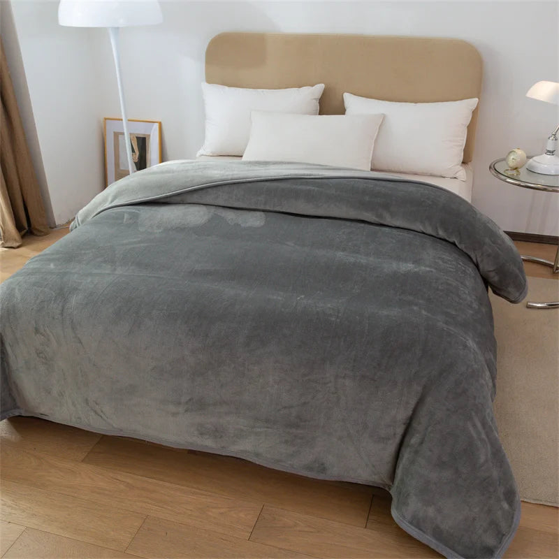 Couverture lestée de luxe gris