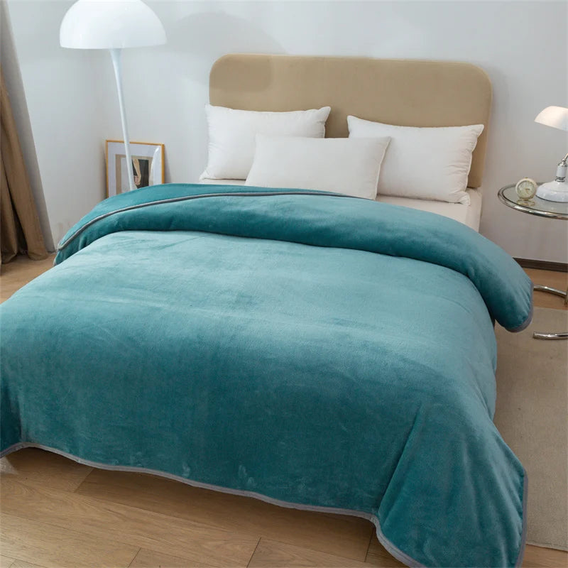 Couverture lestée de luxe vert