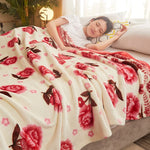 Couverture lit en Fleurs - Vignette | Cosycovers