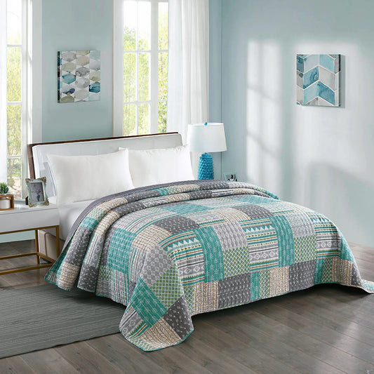 Couverture lit en Patchwork