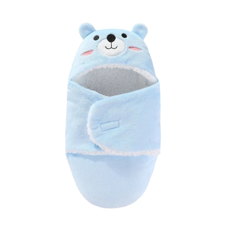 Couverture nomade pour bébé bleu 2
