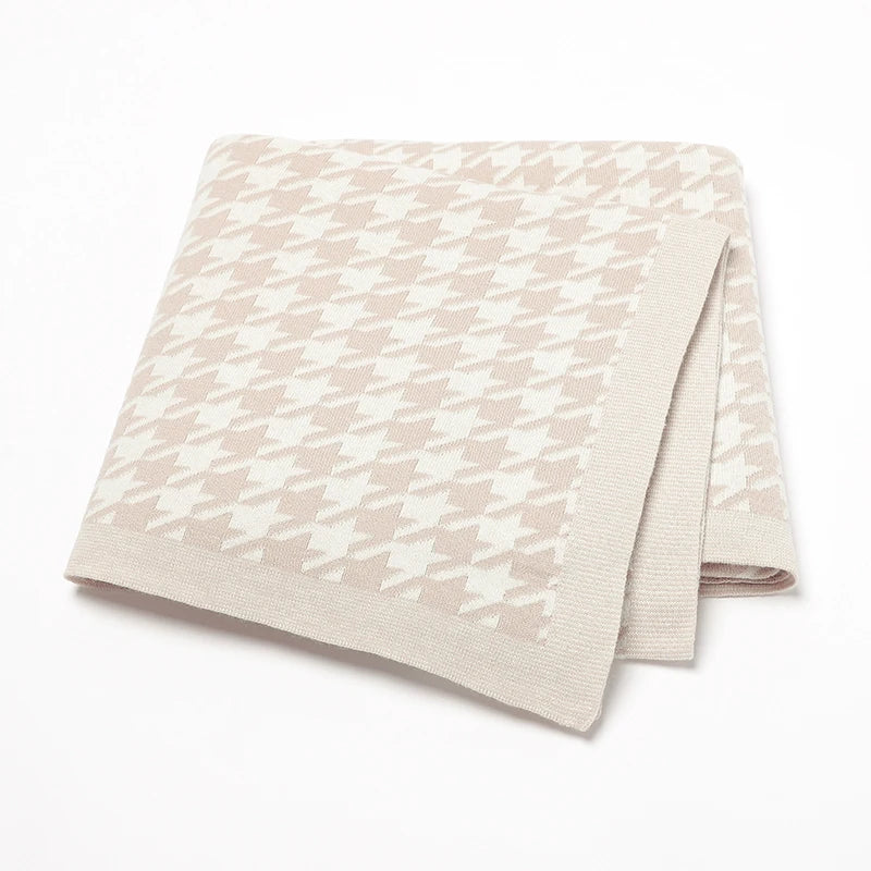 Couverture épaisse pour bébé beige 1