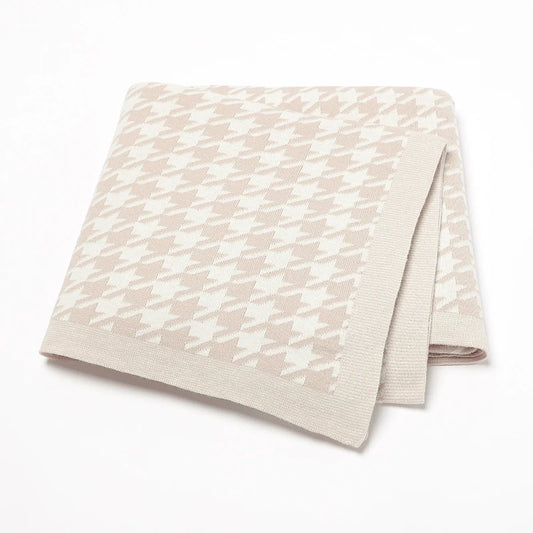 Couverture épaisse pour bébé beige 1