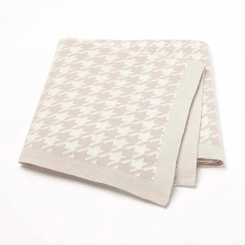 Couverture épaisse pour bébé beige– douceur pour nouveau-né