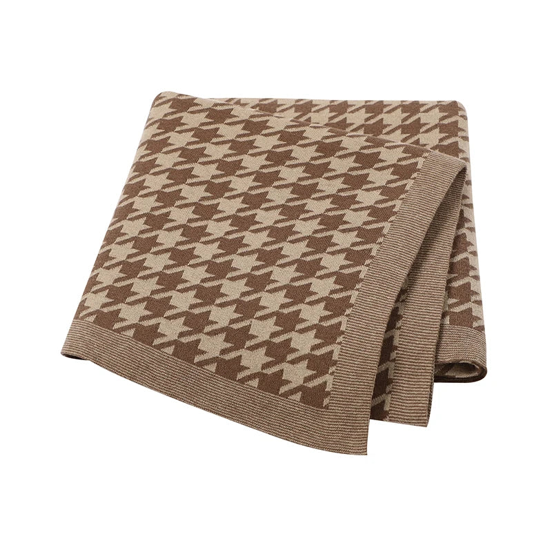 Couverture épaisse pour bébé marron