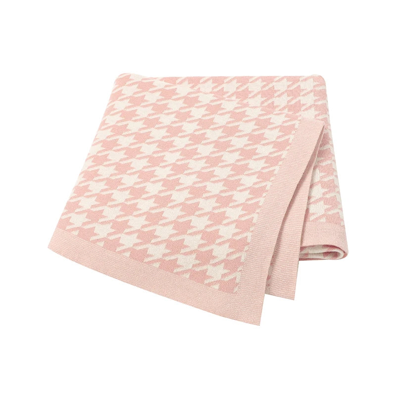 Couverture épaisse pour bébé rose