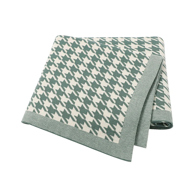 Couverture épaisse pour bébé vert