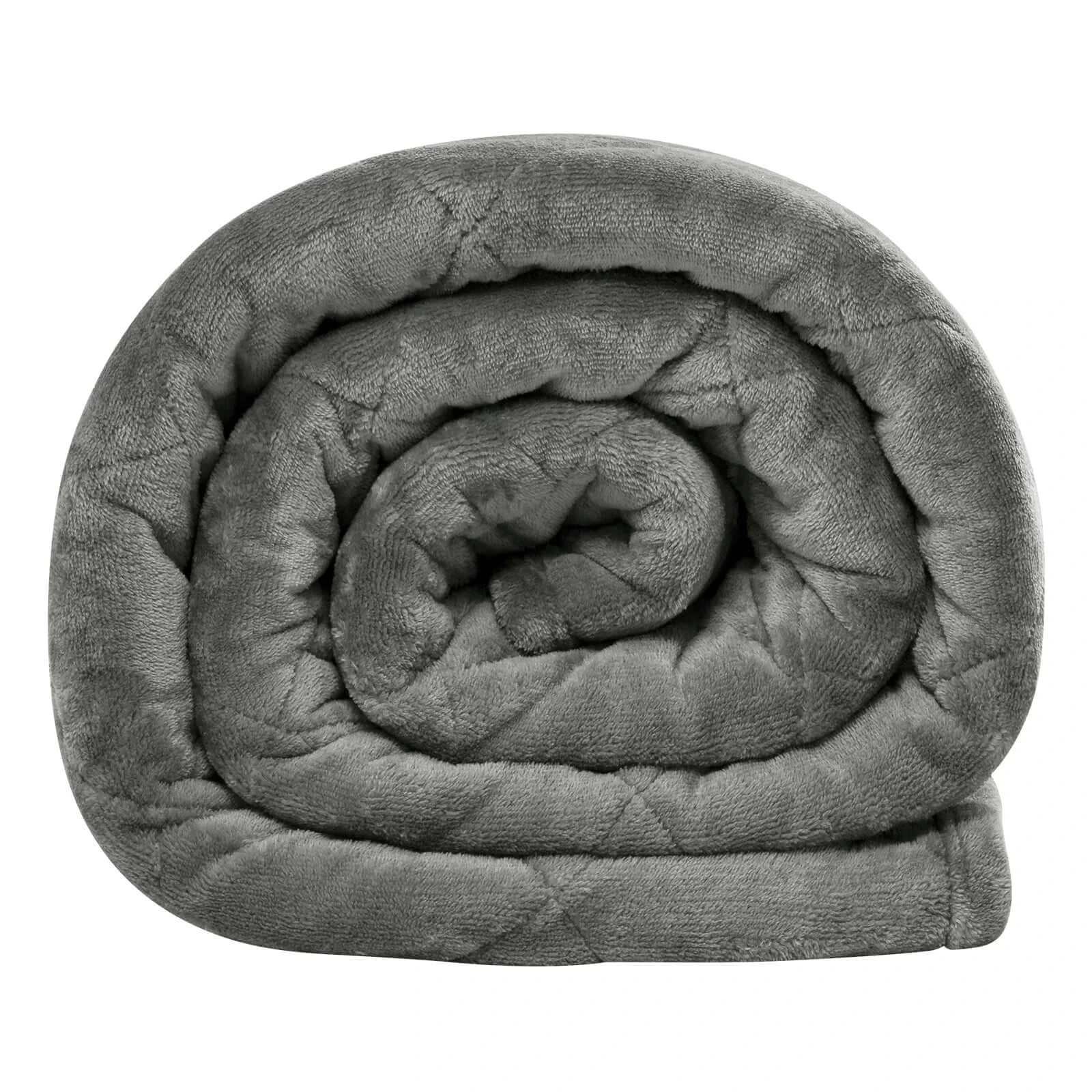 Image of Couverture polaire gris