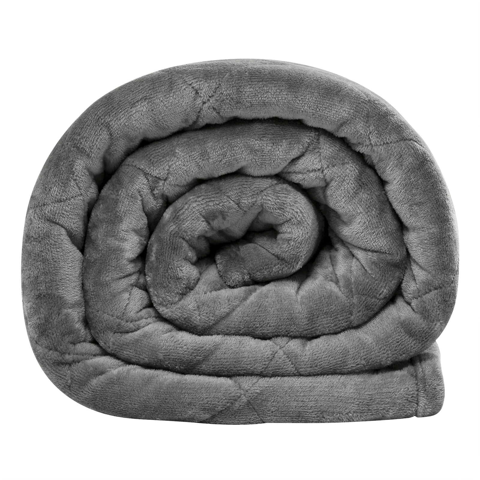 Couverture polaire gris