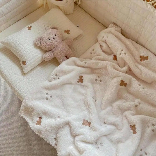 Couverture polaire pour bébé étoile 1