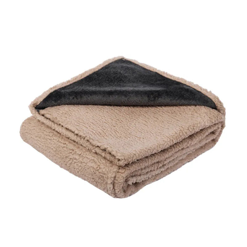 Couverture polaire pour chien kaki